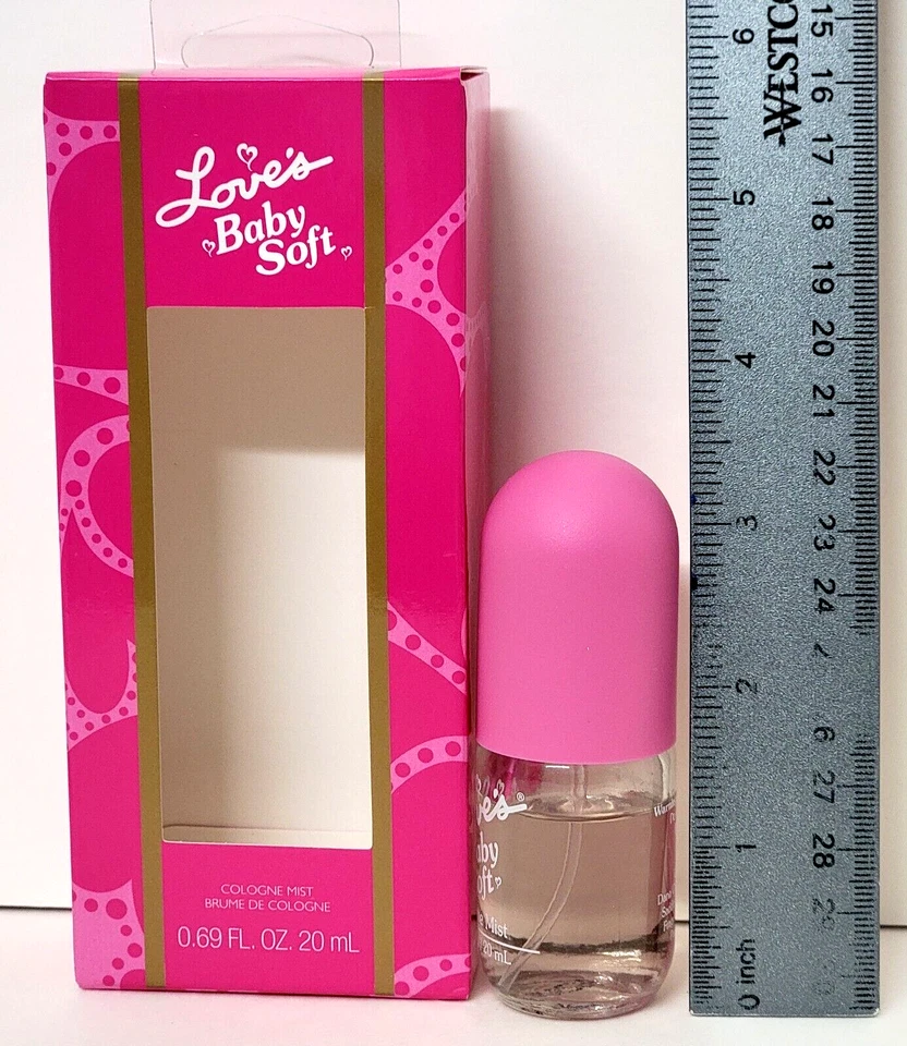 LOVE'S BABY SOFT Cologne Mist 0.69 OZ por DANA NUEVO RARO (BAJO RELLENO COMO EN LA FOTO) Foto 2 de 4