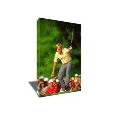 Golf Legend JACK NICKLAUS Masters Poster Photo Painting Artwork on CANVAS Art