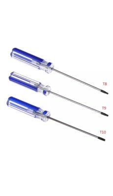 T8/T9/T10 Tamper Proof Screwdriver Security Torx Driver For XBOX PS3 PS4 PS5 TR8