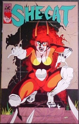 SHE CAT #3! FN/VF 1990 AC COMICS