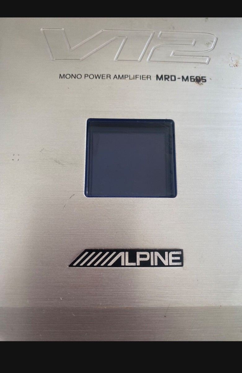 Alpine V12 MRD-M605 - Car - Amplifier - 1-Channel - 600 Watts x 1
