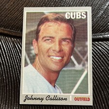 1970 Topps Johnny Callison #375 Chicago Cubs