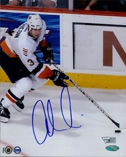 Adrian Aucoin New York Islanders Signed 8x10 Glossy Photo Steiner Authenticated