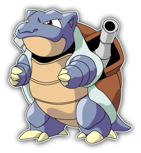 Pokemon Blastoise Cartoon Car Bumper Sticker Decal 4'' x 5'' | eBay Pokemon Blastoise Cartoon Car Bumper Sticker Decal 4'' x 5'' | eBay