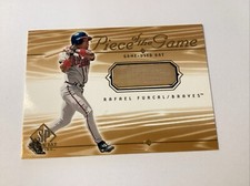 2001 SP Game Bat Edition Piece of the Game Rafael Furcal #RF Relic