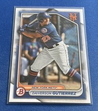 2024 Bowman Prospects #BP-59 Daiverson Gutierrez New York Mets