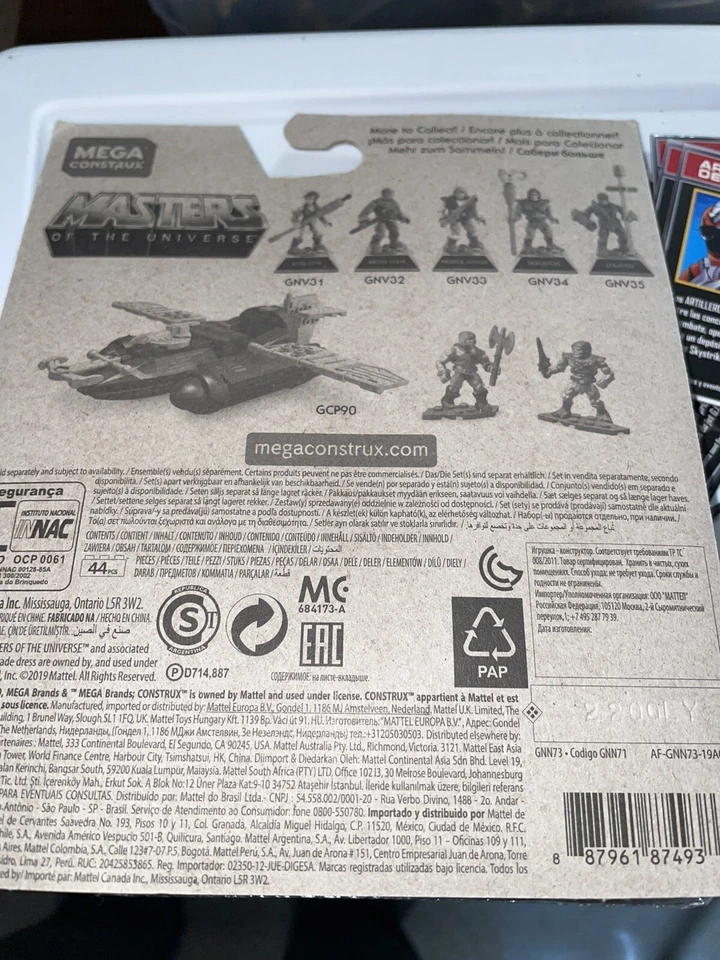 Mattel Mega Construx He Man Vs Beast Man MOTU 2019 nuevo Foto 2 de 2