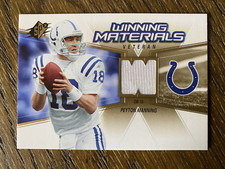 2006 SPx Winning Materials Veteran Peyton Manning #WMV-PM HOF