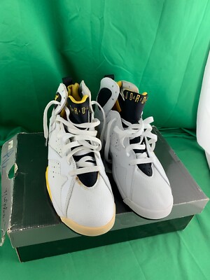 NIKE WMNS AIR JORDAN 7 RETRO  White Varsity Maize' Size 9 [313358-172]