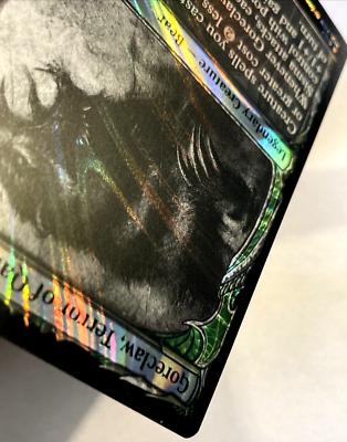 MTG Goreclaw, Terror of Qal Sisma HALO FOIL Multiverse Legends 157