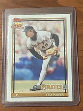 1991 Topps Baseball #621 Ted Power Pittsburgh Pirates
