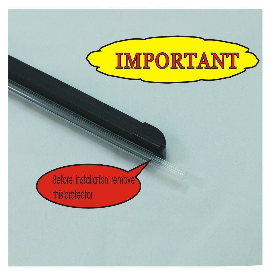 SOCOOL 24 In & 18 In Windshield Wiper Blades Fit For Hyundai Sonata 2021 24 18 Premium Hybrid Wiper Replacement Car Front Window J U Hook Wiper Arm Pack 2 - Foto 10