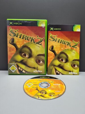 SHREK 2 + ANLEITUNG MICROSOFT XBOX PAL OVP CIB KOMPLETT