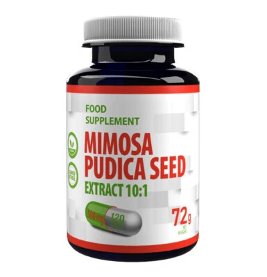 HEPATICA Extracto de Semilla de Mimosa Púdica 10:1 120 Cápsulas Limpieza Salud Intestinal Desintoxicación Natural