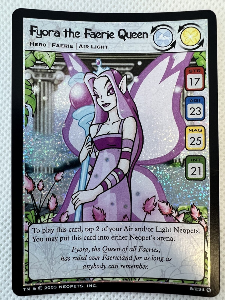 Neopets TCG: Base Set - Fyora the Faerie Queen 8/234 Holo Foil | eBay