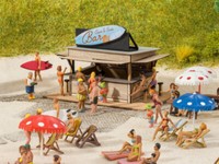 Noch 14260 Strandbar 7,6 X 5 X 4,9 Cm Bausatz Lasercut H0 Neu