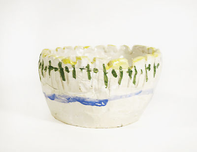 HANDMADE ARTIST STUDIO POTTERY ART KERAMIK VINTAGE K S WABI SABI RARE MIDCENTURY
