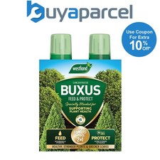 Westland Buxus 2 In 1 Concentrate Plant Food Feed & Protect 2 x 500ml Topiary 11.50 per litre
