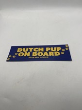Dutch Bro Mini Bumper Sticker May 20, 2026 Dutch Pup On Board