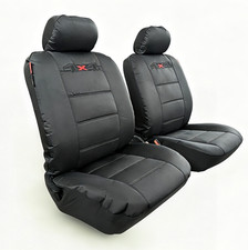 For Kia Sorento SUV Front Seat Covers Heavy Duty Waterproof Black Canvas 2PCS
