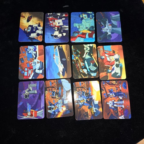MINT 1985 TRANSFORMERS ACTION CARDS HASBRO Complete 192 Card Set 23 sticker - Picture 7 of 19
