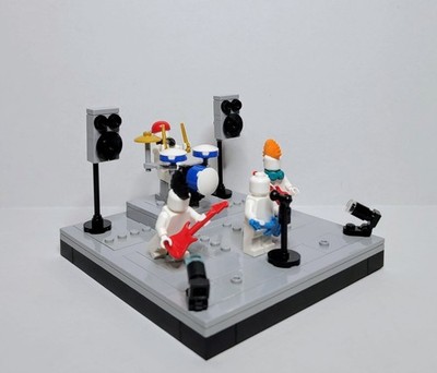 LEGO  NEW Concert Stage Rock Band Drum Set Speakers Guitar Microphone YOU PICK
