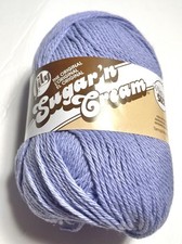 SUGAR  N CREAM COTTON YARN. 1pk. 4oz. CORNFLOWER. ICombine Shipping. READ DET