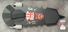 TOM WILSON SIGNED AUTOGRAPHED PIT BULL GRIFF HOVERBOARD +JSA COA BACK FUTURE 2