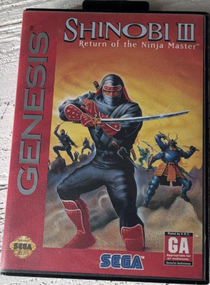 Shinobi III: Return of the Ninja Master (Sega Genesis, SEGA) 