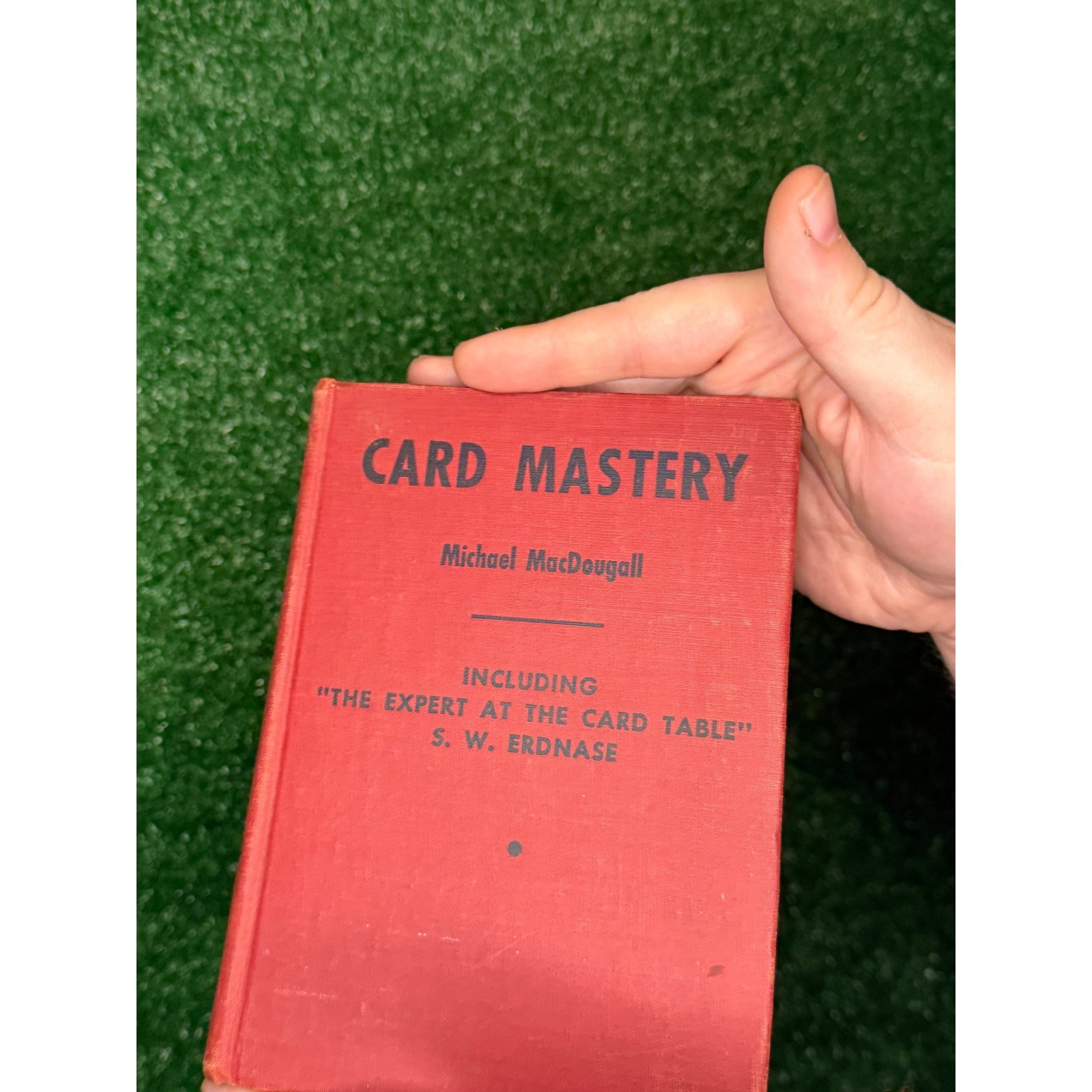 1944 Card Mastery Michael MacDougall 1st Edition Hardcover Expert at Card Table