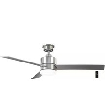 Hampton Bay Madison 52 in. Brushed Nickel Ceiling Fan w/ Integrated LED Remote