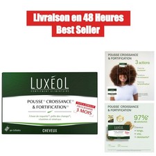 Luxéol Pousse Croissance & Fortification Complément Alimentaire Cheveux 3 Mois