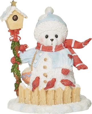 Cherished Teddies Bear Ethel Santa Christmas Figurine 132847 NEW T