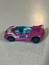 MATTEL HOT WHEELS CAR DISNEY MINNIE MOUSE QUICK N' SIK 2012 DIECAST TOY PINK
