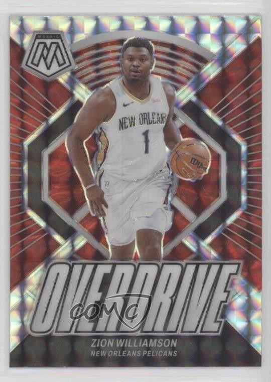 2023-24 Panini Mosaic Overdrive Zion Williamson #10 19jh