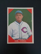 1960 Fleer # 71 Earl Averill Free Shipping 