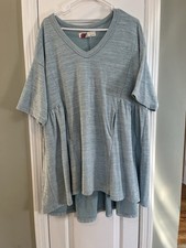 Free People Beach mini dress Light blue/aqua Small