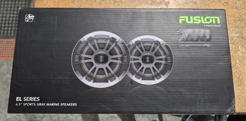 EL Series Marine Speakers 6.5" 80-Watt  Grey Marine Speaker (Pair) 010-02080-23