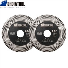 2pcs 4-1/2" Diamond Grinder Wheel Cutting Disc Mitre Blades Ceramic Tile 115mm