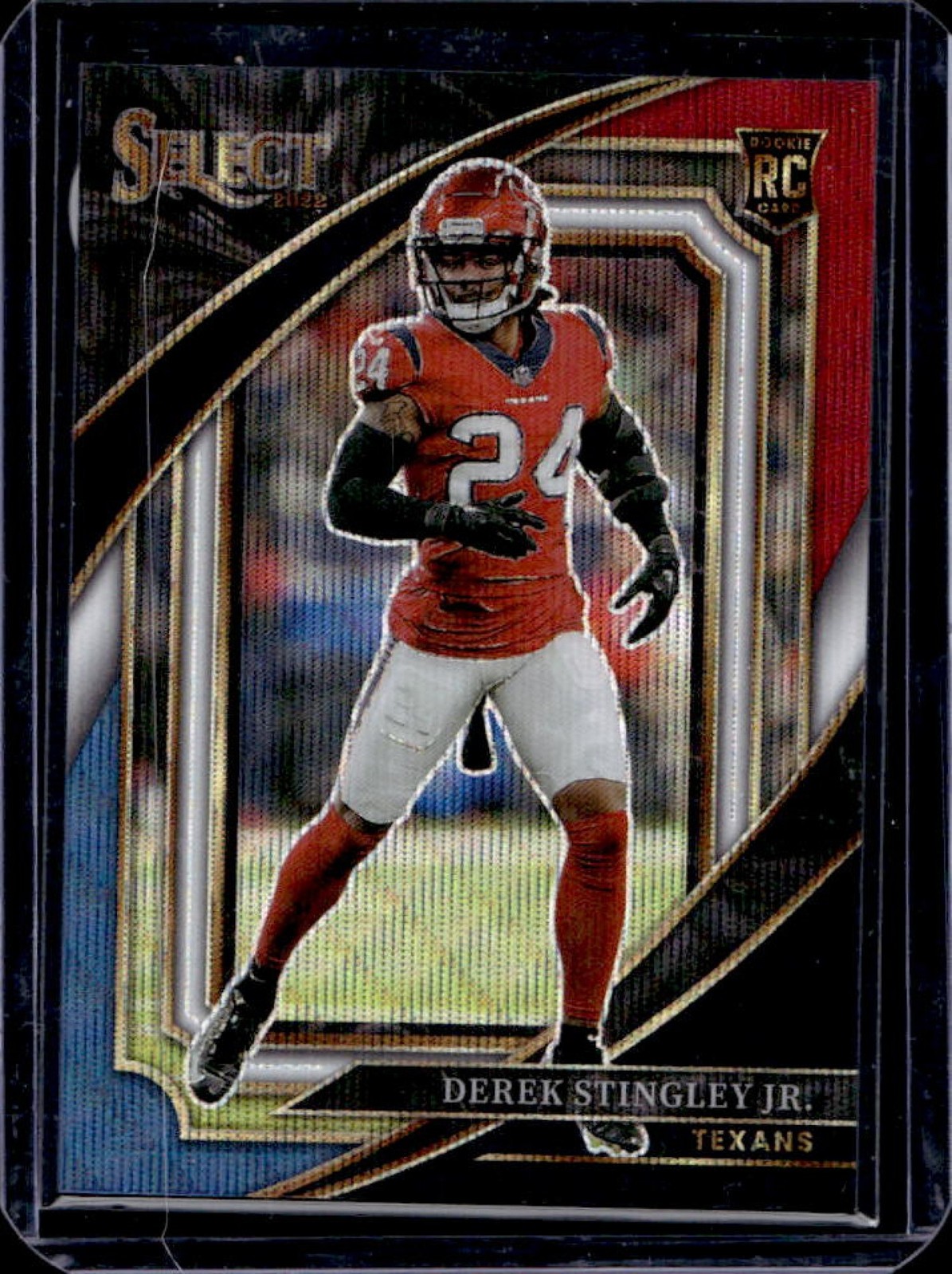 2022 Select Derek Stingley Jr. RC Tri Color Prizm Suite #89/149 Texans