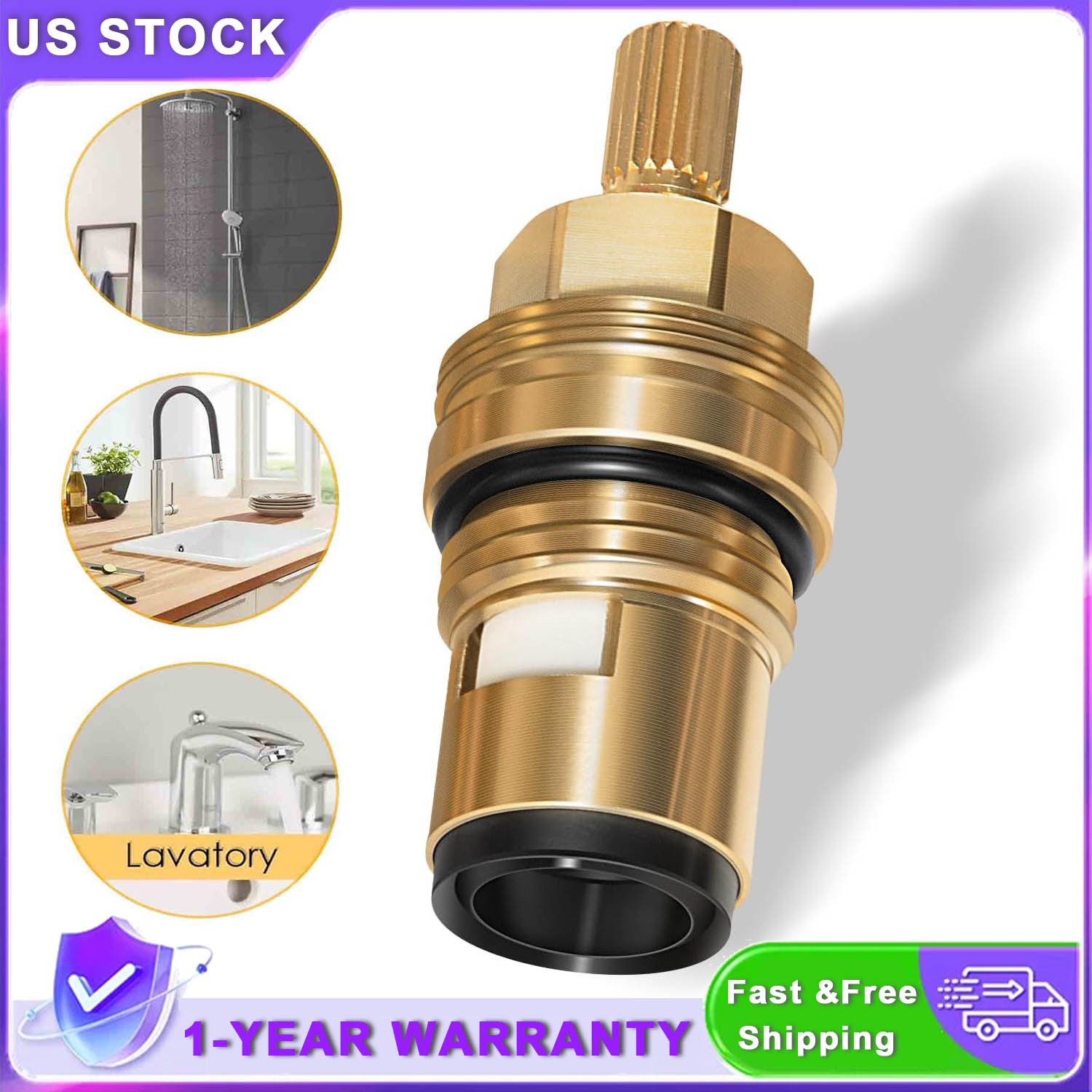 for Grohe 45882000 RIGHT STOP Ceramic Cartridge,1/2