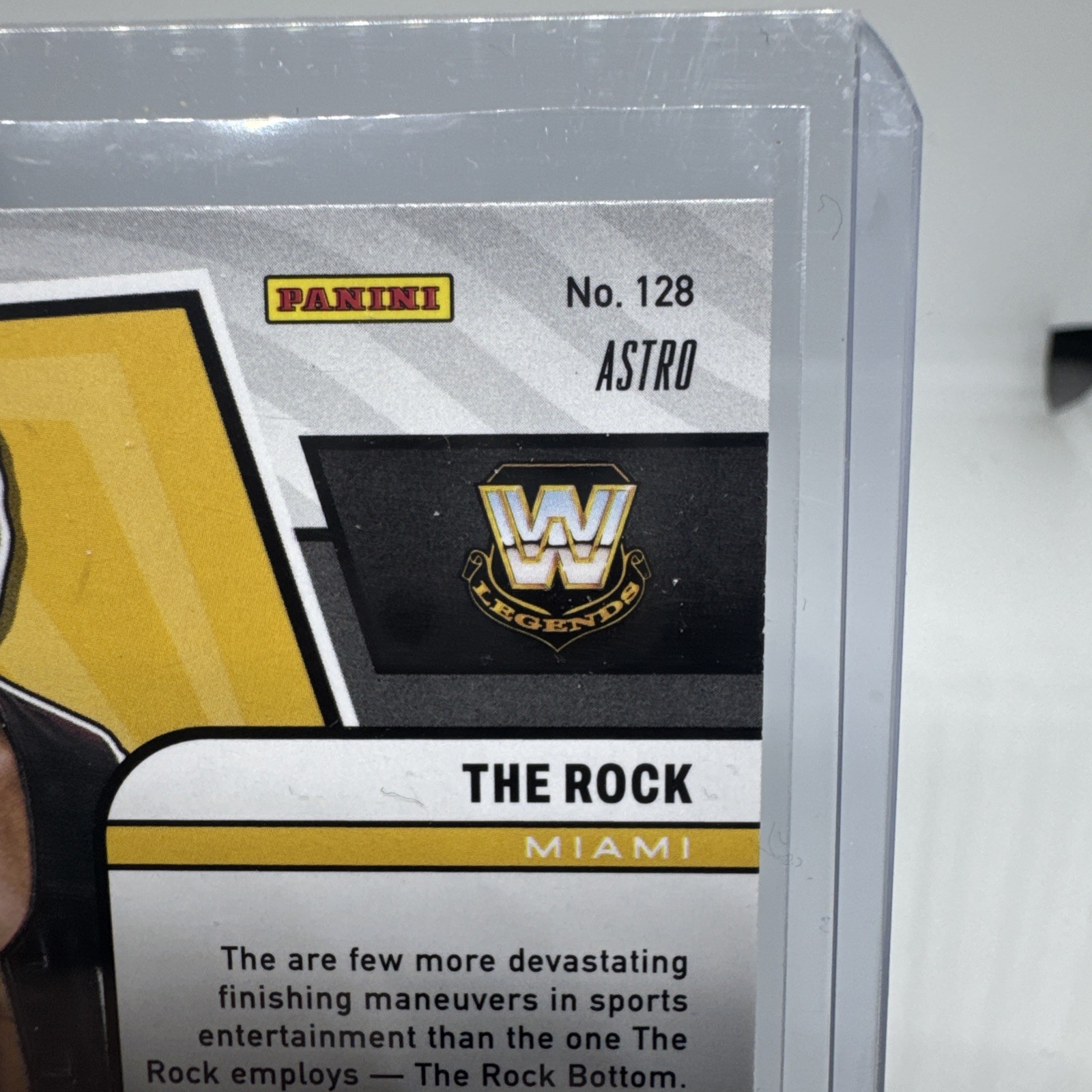 2022 PANINI REVOLUTION WWE THE ROCK LEGENDS ASTRO SP #128 DWAYNE JOHNSON WWF🔥 view 3