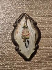 Antique Victorian Charles Horner Silver Enamel Small Pendant Repair Repurpose