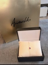 Annoushka Dainty White Gold 18k 18ct 750 Gold Pink Heart Bracelet