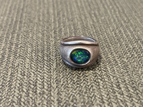 Howlet The Opal Pinky Piece Australian Opal Sterling Silver
