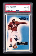 1955 Bowman #25 Matson (HOF) PSA 6 EX-MT