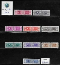 WC1_13267. IT. COL.: SOMALIA. 1950 parcel post set. Scott Q56-Q64. MNH