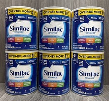 LOT OF 6 Similac Advance OptiGRO Infant Baby Formula- 1.92lb/30.8oz EXP 12/2026 