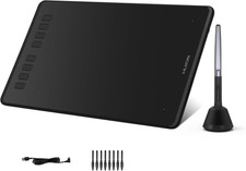 HUION Inspiroy H950P Drawing Tablet, 8x5 inch Digital Art Tablet with Battery-Fr