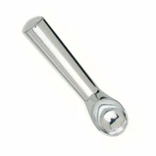 Anti Freeze Ice Cream Scoop - Frozen Yogurt Gelato Sorbet Spoon Scooper Silver